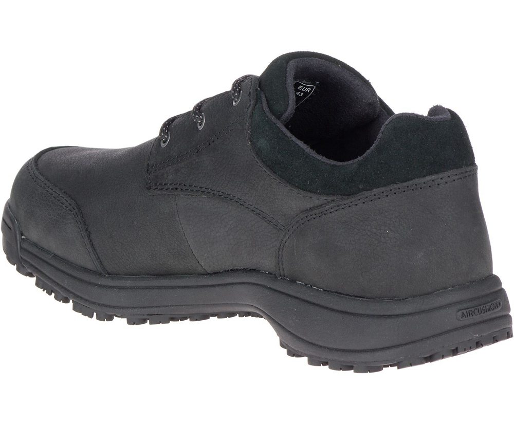 Buty Trekkingowe Merrell Męskie Czarne - Sutton Oxford Ac+ Pro - 159728-IUY